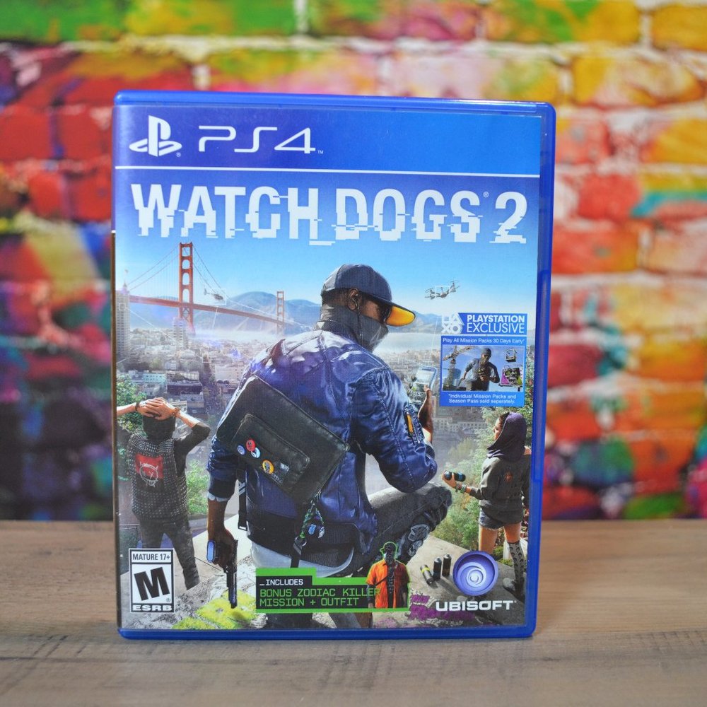 PS4 Watch Dogs 2 Video Game